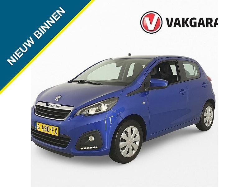 Blauw Gebruikt 2019 Peugeot 108 Premium Hatchback | € 8.750 (Eerlijke prijs) - Afbeelding 1/4