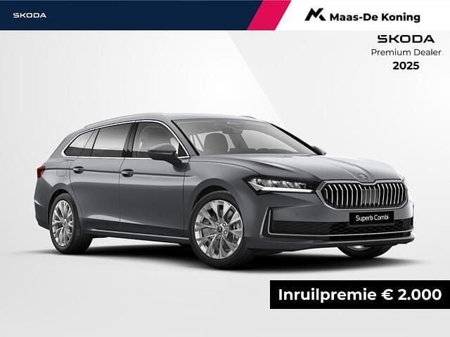 Grijs Nieuw 2025 Skoda Superb Business Line Stationwagen | € 49.190 (Super prijs) - Afbeelding 1/4