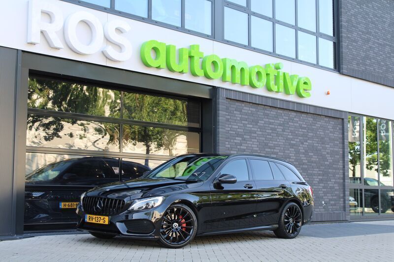 Zwart Gebruikt 2018 Mercedes C180 Sport Edition Stationwagen | € 20.450 (Goede deal) - Afbeelding 1/4