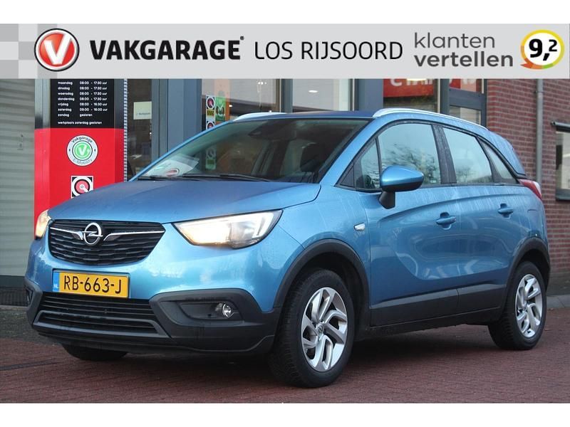 Blauw Occasion 2017 Opel Crossland X SUV | € 9.750 (Eerlijke prijs) - Afbeelding 1/4