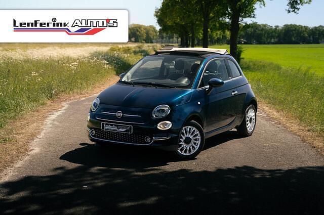 Blauw Occasion 2019 Fiat 500C Sport Cabriolet | € 12.850 (Eerlijke prijs) - Afbeelding 1/4
