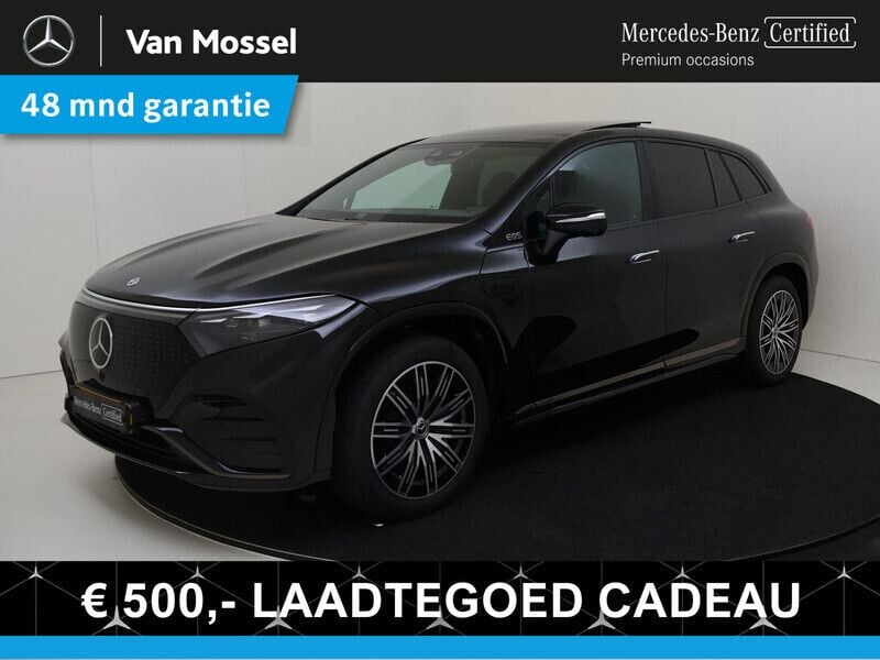 Zwart Gebruikt 2024 Mercedes EQS450+ AMG line SUV | € 99.945 - Afbeelding 1/4