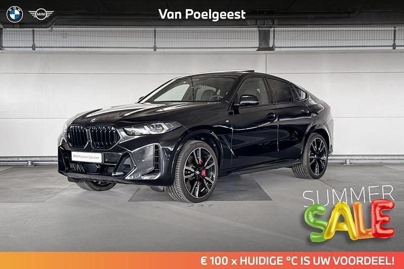 Saphirschwarz metallic (zwart metallic) Gebruikt 2024 BMW X6 Comfort Edition SUV | € 128.500 - Afbeelding 1/4