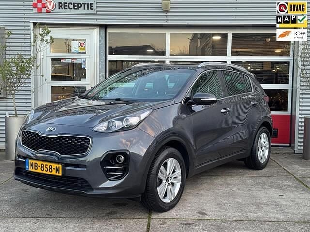 Grijs Gebruikt 2017 Kia Sportage SUV | € 15.750 (Eerlijke prijs) - Afbeelding 1/4