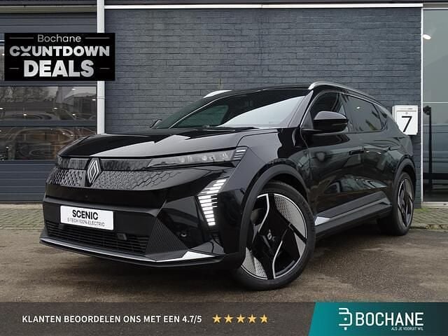 Zwart Nieuw 2025 Renault Scenic E-Tech Iconic SUV | € 49.245 (Iets duurder) - Afbeelding 1/4