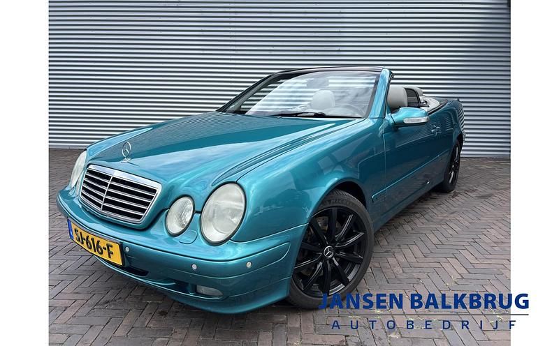 Occasion Mercedes CLK430 Elegance 279 PK (205 kW) 2002 Groen Cabriolet