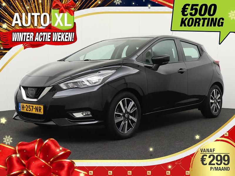 Zwart Occasion 2019 Nissan Micra Acenta Hatchback | € 12.440 (Eerlijke prijs) - Afbeelding 1/4