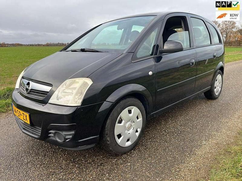Zwart Occasion 2006 Opel Meriva Enjoy MPV | € 1.950 (Iets duurder) - Afbeelding 1/4