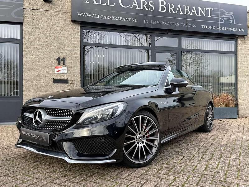 Zwart Gebruikt 2017 Mercedes C180 AMG Cabriolet | € 20.950 (Goede deal) - Afbeelding 1/4