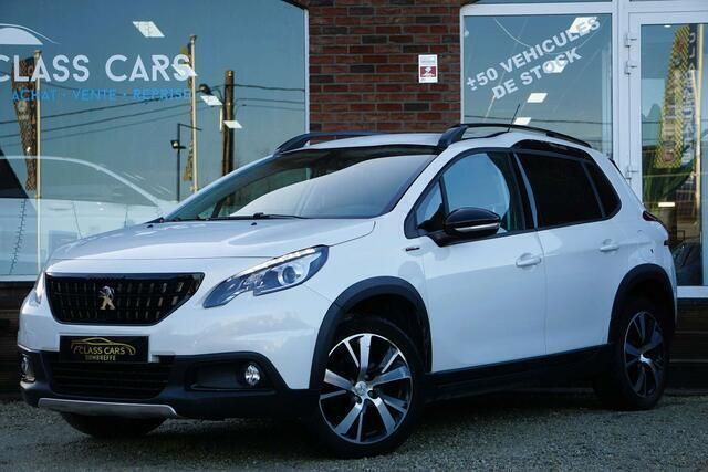 Wit Gebruikt 2019 Peugeot 2008 GT-line SUV | € 13.990 (Super prijs) - Afbeelding 1/4