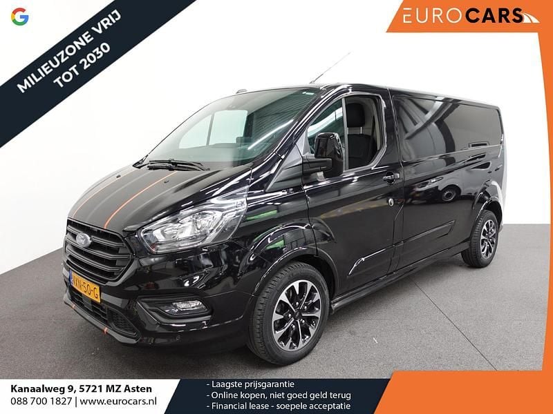Zwart Occasion 2023 Ford Transit Custom Sport Van | € 33.890 (Super prijs) - Afbeelding 1/4