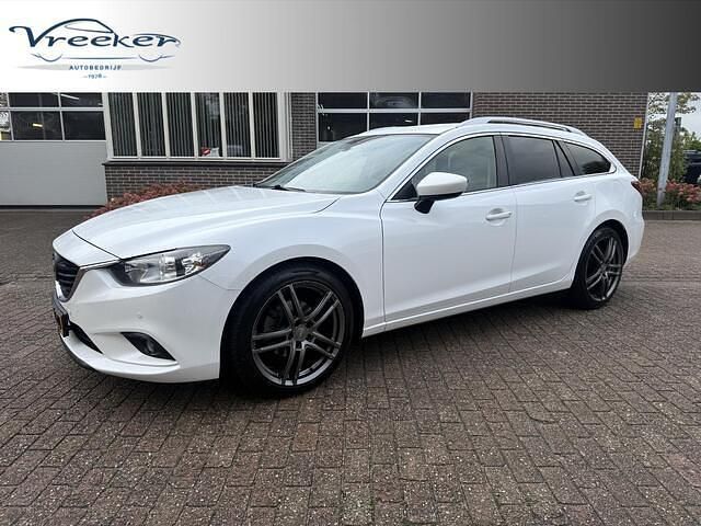 Wit Gebruikt 2013 Mazda 6 Stationwagen | € 13.890 (Duur) - Afbeelding 1/4