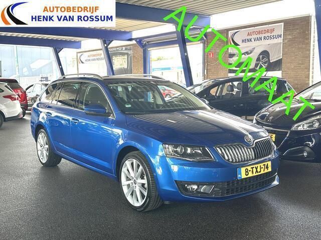 Blauw Gebruikt 2014 Skoda Octavia Business Line Stationwagen | € 11.750 (Duur) - Afbeelding 1/4