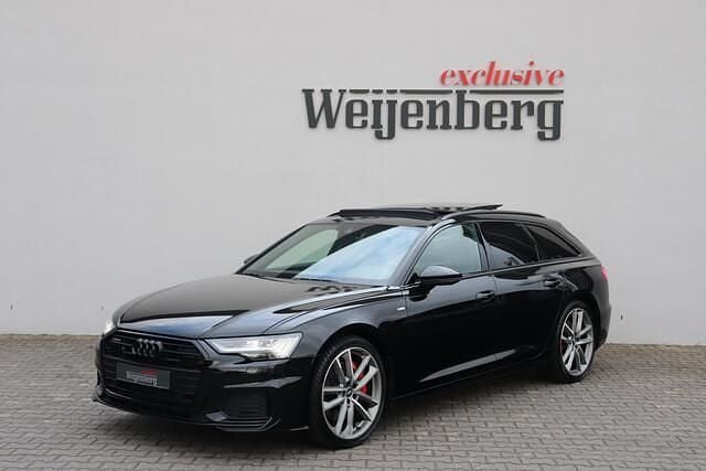 Zwart (metallic) Occasion 2019 Audi A6 S-Line Stationwagen | € 42.450 (Eerlijke prijs) - Afbeelding 1/4