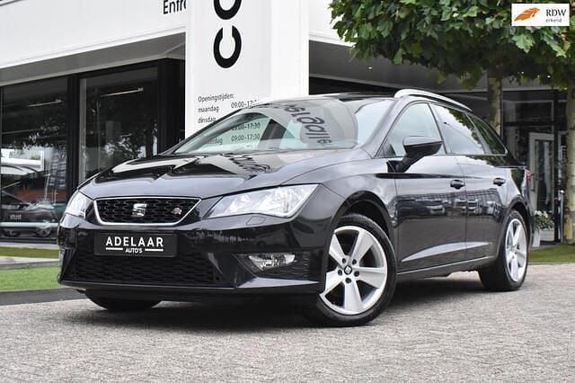 Zwart, metallic lak Gebruikt 2014 Seat Leon ST FR Stationwagen | € 9.450 (Goede deal) - Afbeelding 1/4