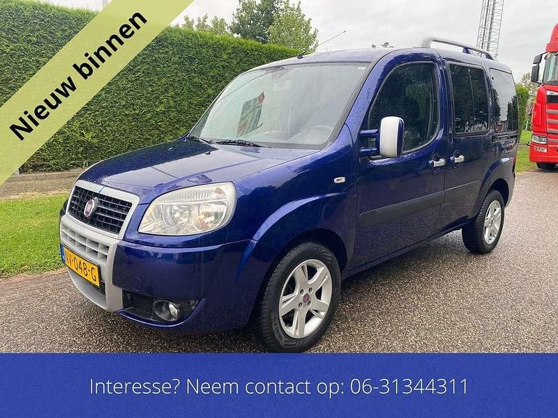 Blauw Gebruikt 2008 Fiat Doblò Active MPV | € 3.299 (Eerlijke prijs) - Afbeelding 1/4