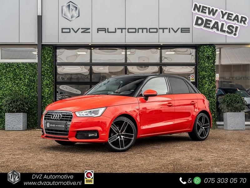 Rood Occasion 2018 Audi A1 Sportback S-Line Hatchback | € 18.950 (Eerlijke prijs) - Afbeelding 1/4