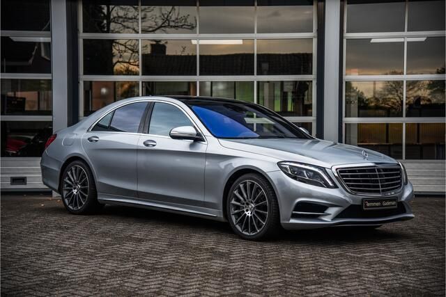 Grijs, metallic lak Gebruikt 2014 Mercedes S500 Prestige Sedan | € 34.450 (Goede deal) - Afbeelding 1/4