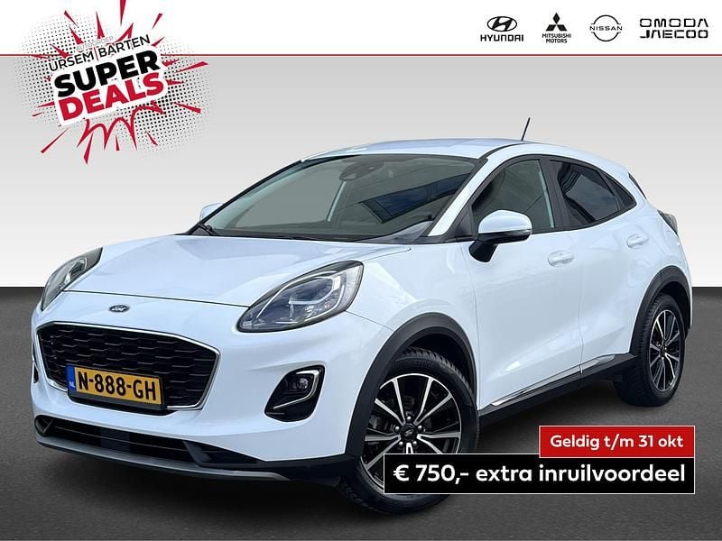 Wit Gebruikt 2021 Ford Puma Gen-E Titanium X SUV | € 17.730 - Afbeelding 1/4