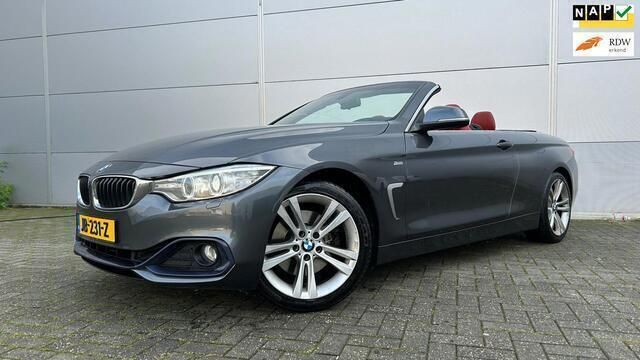 Grijs Gebruikt 2016 BMW 428 Sport Line Cabriolet | € 18.950 (Eerlijke prijs) - Afbeelding 1/4