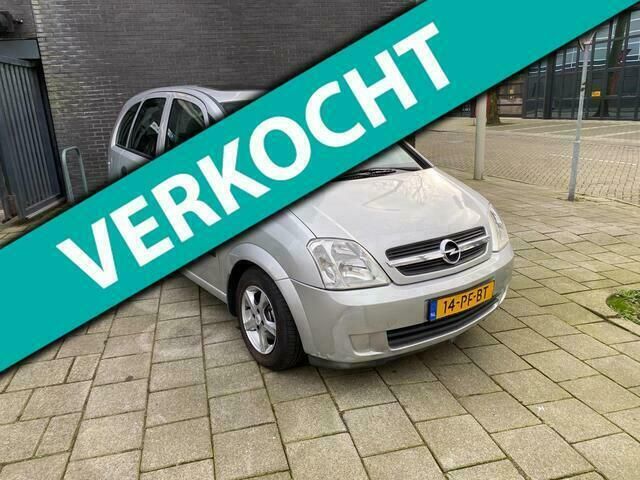 Grijs Gebruikt 2004 Opel Meriva Essentia MPV | € 1.150 (Eerlijke prijs) - Afbeelding 1/4