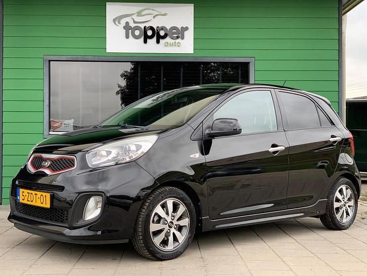 Zwart Gebruikt 2014 Kia Picanto Hatchback | € 5.445 (Eerlijke prijs) - Afbeelding 1/1