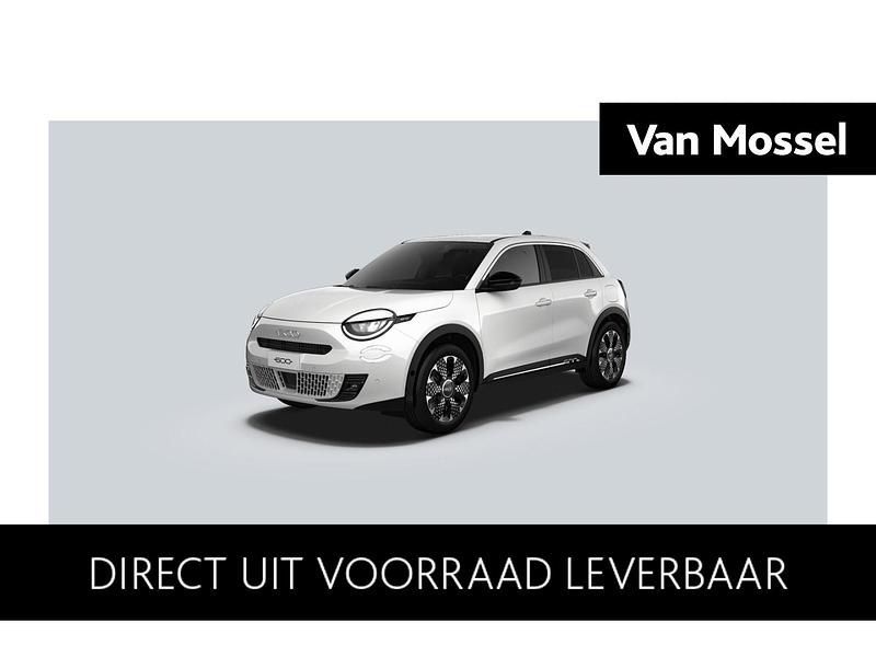 Wit Nieuw 2025 Fiat 600 La Prima SUV | € 35.390 (Duur) - Afbeelding 1/4