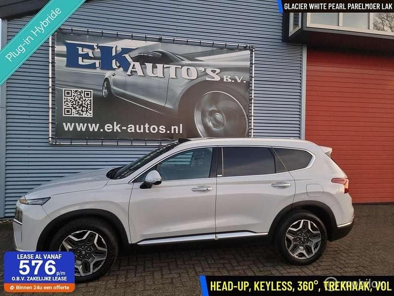 Wit Gebruikt 2021 Hyundai Santa Fe Premium SUV | € 35.945 (Eerlijke prijs) - Afbeelding 1/4
