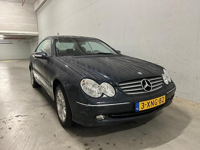 Occasion Mercedes CLK200 Elegance 163 PK (119 kW) 2005 Blauw (metallic) Coupé