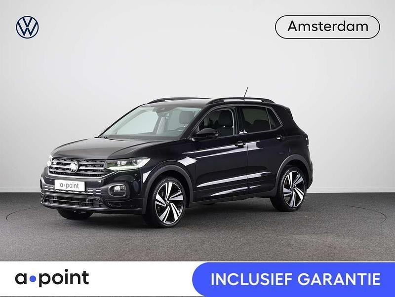 Zwart Gebruikt 2021 VW T-Cross R-line SUV | € 25.349 (Iets duurder) - Afbeelding 1/3