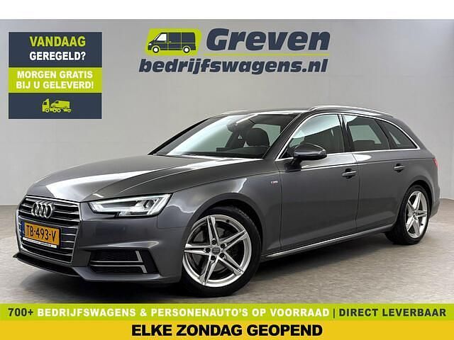 Grijs, metallic lak Gebruikt 2018 Audi A4 S-Line Stationwagen | € 14.900 (Eerlijke prijs) - Afbeelding 1/4