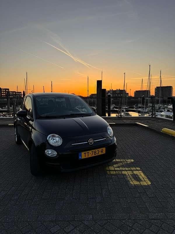 Zwart Gebruikt 2018 Fiat 500 Pop Star Hatchback | € 8.250 (Goede deal) - Afbeelding 1/4