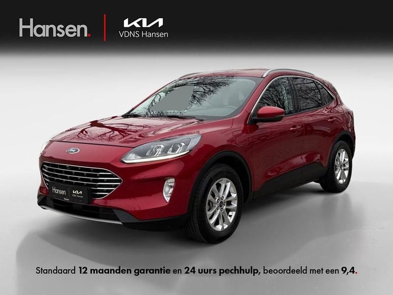 Rood Occasion 2021 Ford Kuga Titanium SUV | € 22.445 (Super prijs) - Afbeelding 1/4