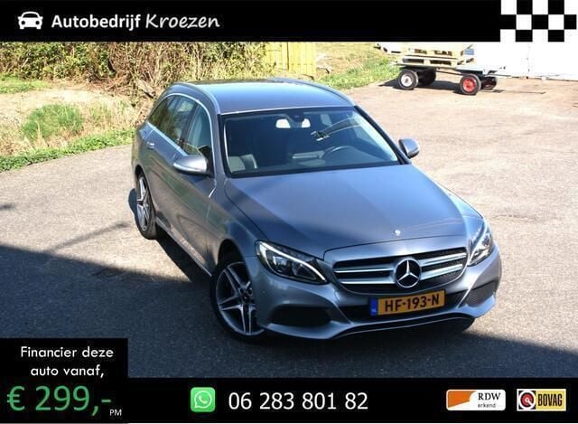 Grijs Gebruikt 2014 Mercedes C180 Ambition Stationwagen | € 12.950 (Eerlijke prijs) - Afbeelding 1/4