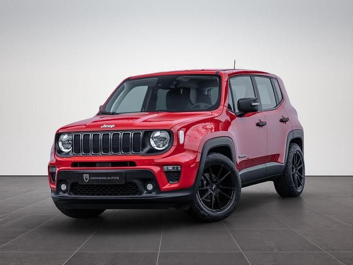 Rood Occasion 2021 Jeep Renegade Sport SUV | € 14.900 (Eerlijke prijs) - Afbeelding 1/4