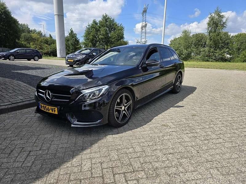 Zwart Gebruikt 2016 Mercedes C200 Night Stationwagen | € 19.900 (Super prijs) - Afbeelding 1/4
