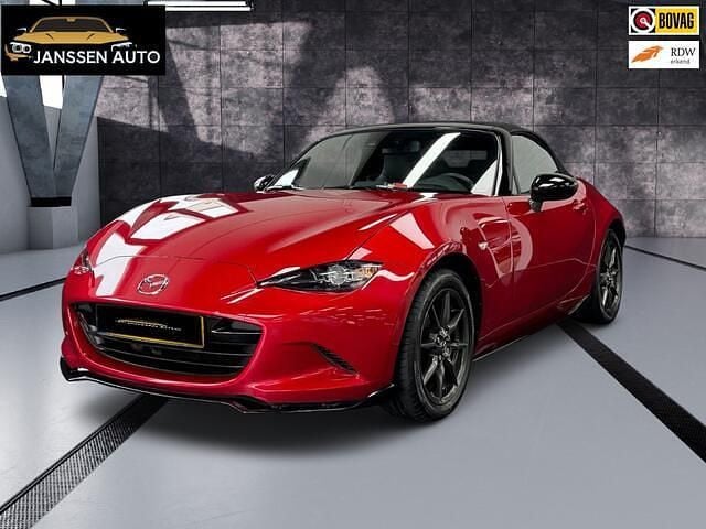 Rood (metallic) Gebruikt 2017 Mazda MX5 Cabriolet | € 14.750 (Goede deal) - Afbeelding 1/4