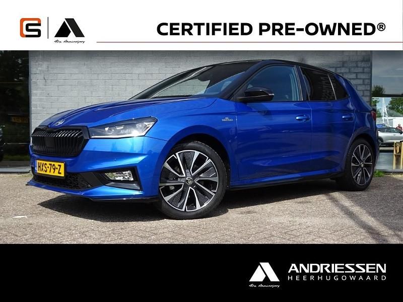 Blauw Gebruikt 2022 Skoda Fabia Monte Carlo Hatchback | € 22.450 (Eerlijke prijs) - Afbeelding 1/4