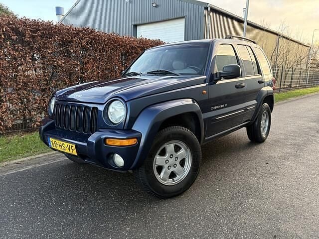 Blauw Gebruikt 2001 Jeep Cherokee Limited SUV | € 4.250 (Super prijs) - Afbeelding 1/4