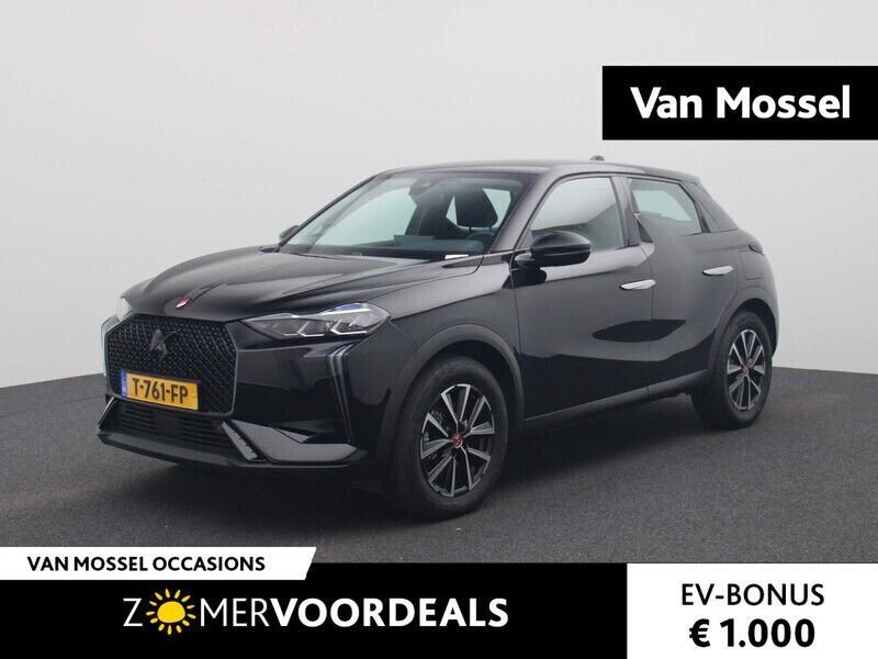 Zwart Gebruikt 2023 DS Automobiles DS3 Crossback E-Tense Performance SUV | € 25.935 (Goede deal) - Afbeelding 1/4