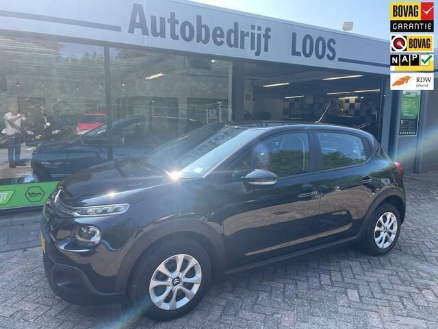 Zwart Gebruikt 2019 Citroën C3 Feel Hatchback | € 9.750 (Eerlijke prijs) - Afbeelding 1/4