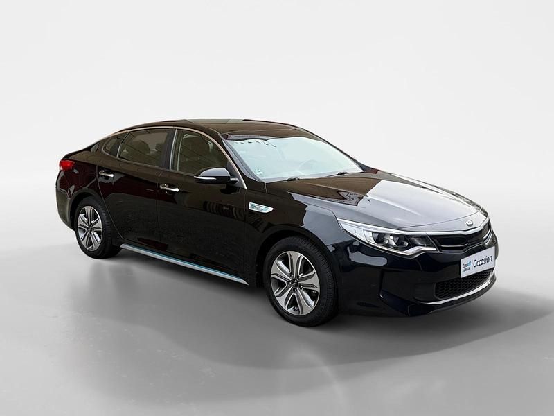 Occasion Kia Optima Hybrid 205 PK (150 kW) 2016 Aurora black pearl (abp) (donker zwart) Sedan