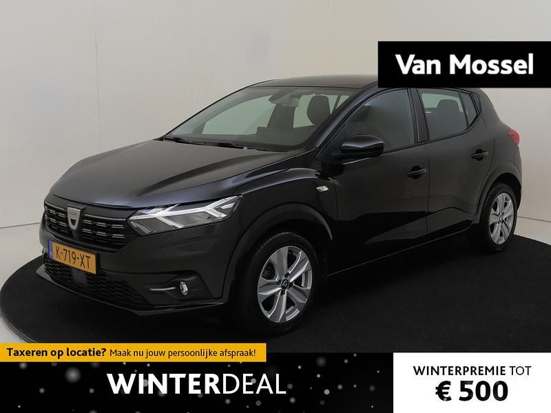 Zwart Occasion 2021 Dacia Sandero Comfort Hatchback | € 12.425 (Eerlijke prijs) - Afbeelding 1/4