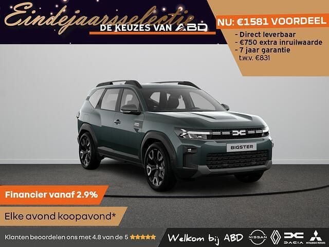 Groen Nieuw 2025 Dacia Bigster SUV | € 39.500 (Eerlijke prijs) - Afbeelding 1/2