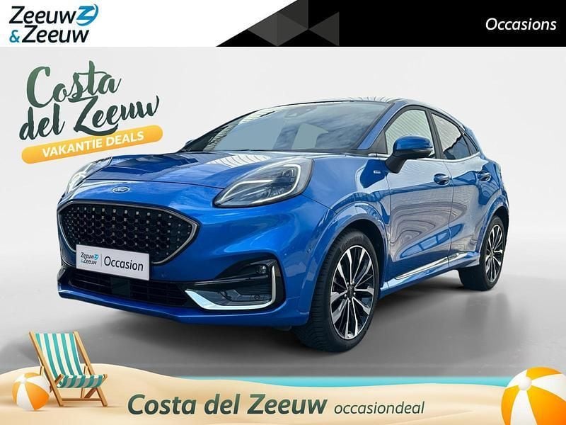 Desert island blue Gebruikt 2022 Ford Puma ST-Line X SUV | € 24.940 (Duur) - Afbeelding 1/4