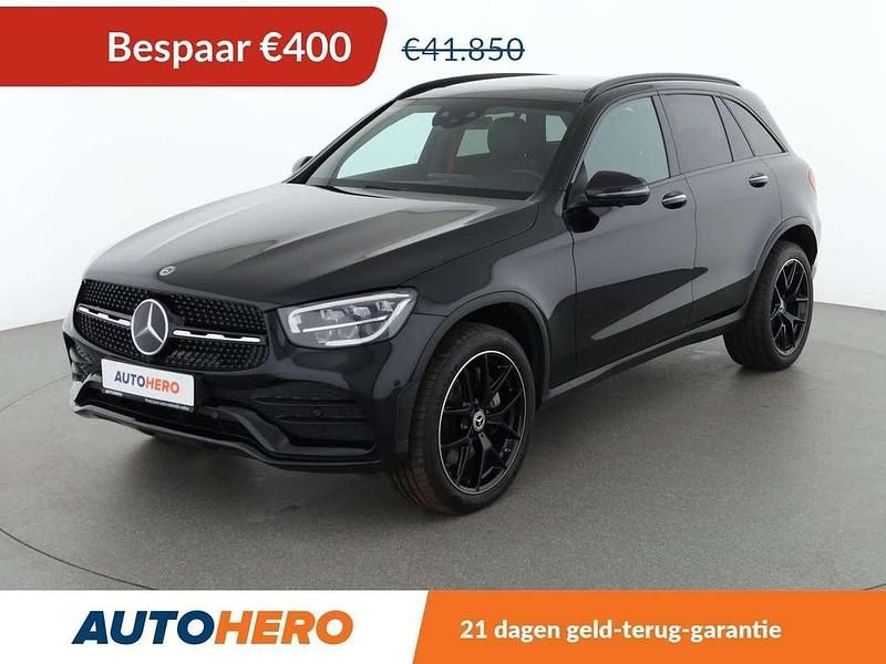 Zwart Gebruikt 2022 Mercedes GLC300e AMG line SUV | € 41.649 (Super prijs) - Afbeelding 1/3