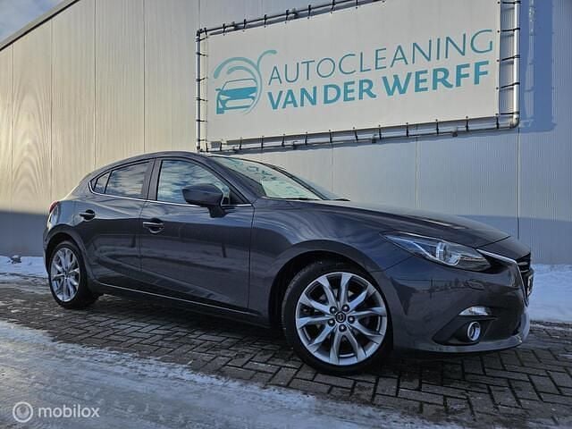 Grijs Occasion 2014 Mazda 3 Hatchback | € 9.750 (Eerlijke prijs) - Afbeelding 1/4