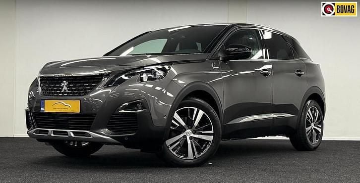Grijs Gebruikt 2018 Peugeot 3008 GT-line SUV | € 18.995 (Goede deal) - Afbeelding 1/3