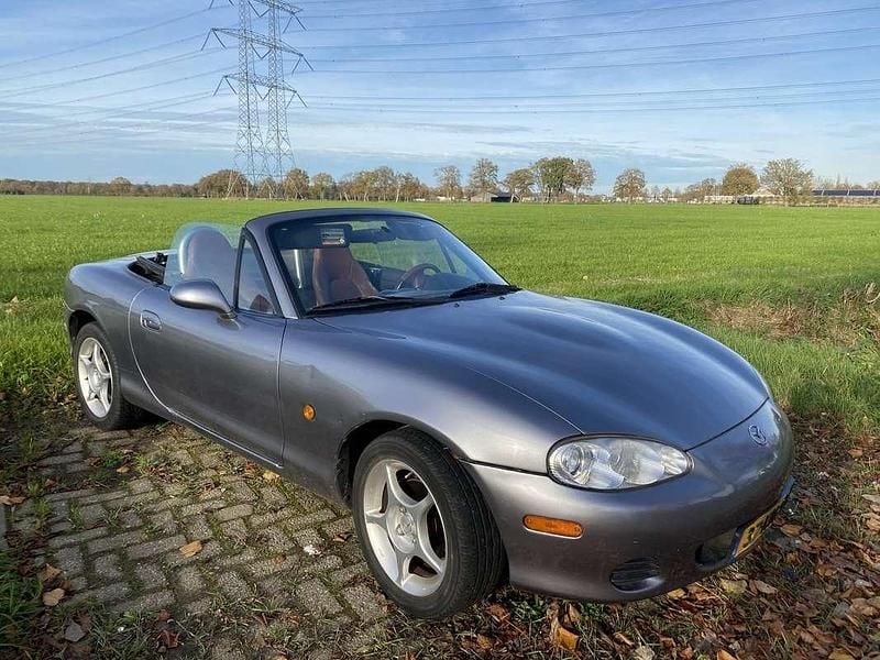 Occasion Mazda MX5 Exclusive 110 PK (80 kW) 2002 Grijs Cabriolet