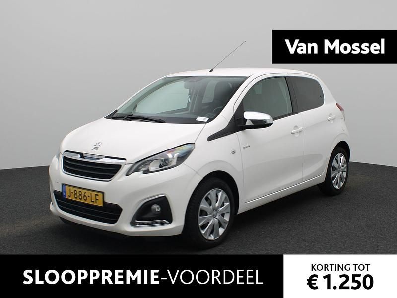Wit Gebruikt 2020 Peugeot 108 Style Hatchback | € 9.400 (Eerlijke prijs) - Afbeelding 1/4